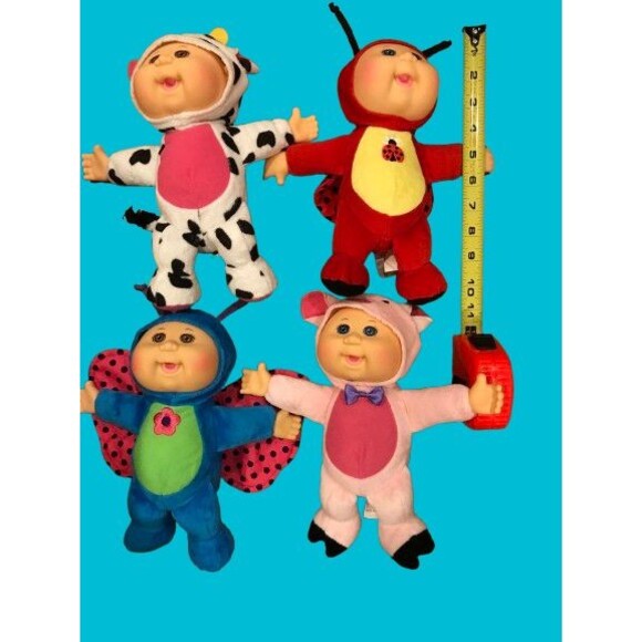 Cabbage Patch Kids Collectible Cuties Ladybug, Butterfly, Cow & Pig - Picture 2 of 12